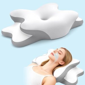Sleep Apnea Pillow with Neck Pain & Snoring Relief -Orthopedic Cervical Pillow