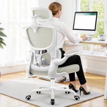 ALLGOD Ergonomic Office Chair, Mesh Desk Chair with Lumbar Support
