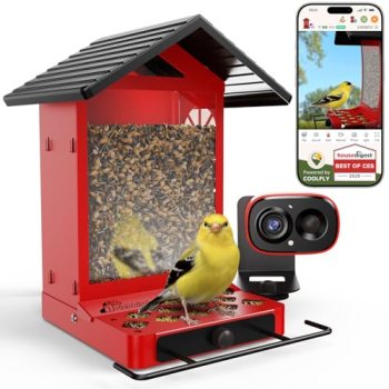 Richbird Smart Bird Feeder Camera with Vivid 2.5K Color Night Vision