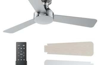 Ceiling Fans with Lights, 42 Inch Ceiling Fan with Light And Remote