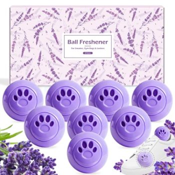 STRN Sneaker Deodorizer Balls 8 Packs Lavender Scent Shoe Odor Elimination