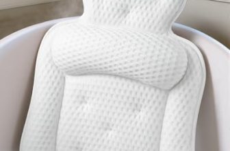 Bath Pillows for Tub, Comfortable Bathtub Cushion for Head and Neck with Soft 3D