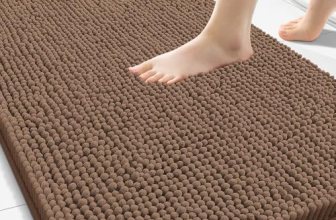 Arotive Bathroom Rugs 30×20, Extra Soft Absorbent Shaggy Chenille Bath Rugs
