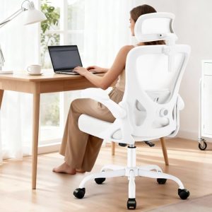 AreShark Office Chair – Ergonomic Desk Chair Breathable Mesh Chair with 2D Headr
