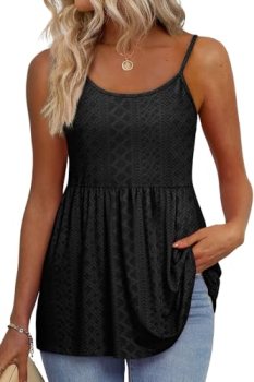 WIHOLL Womens Summer Tops 2026 Trendy Sleeveless Tops Casual Beach Vacation Clot