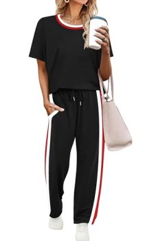 WIHOLL 2 Piece Lounge Sets for Women Workout Matching Summer Outfits 2026 Fashio
