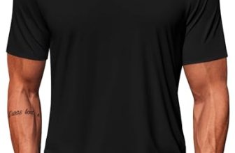 COOFANDY Beach Shirts for Men Short Sleeve Sun Protection Shirt UPF 50+ Swim T S
