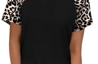 Womens Summer Tops School Spring Outfits for Teachers Summer Short Sleeve Loose