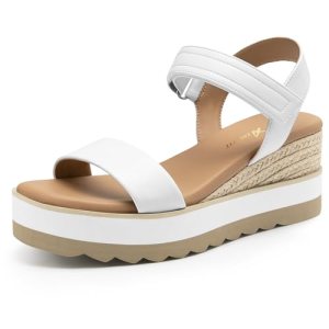 Athlefit Espadrille Wedge Sandals for Women