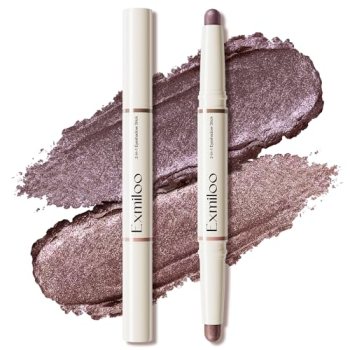 exmiloo Cream Eyeshadow Stick – 2-in-1 Dual-Ended Shimmer Eye Shadow Stick