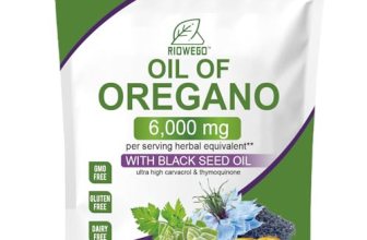 RIOWEGO Oil of Oregano Softgels with Black Seed Oil