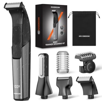 Body Hair Trimmer for Men 3-in-1 Groin