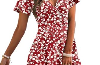 RUMIA Dresses for Women 2026 Elegant Classy Red Summer Wedding Guest Dress Mom O
