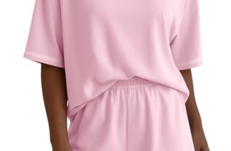 Ekouaer Lounge Sets for Women 2 Piece Shorts Pajama Sets Moisture Wicking Casual