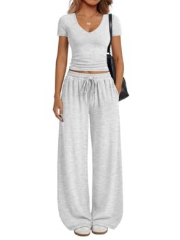 Trendy Queen 2 Piece Lounge Sets for Women Summer 2026 Two Piece Matching Lounge