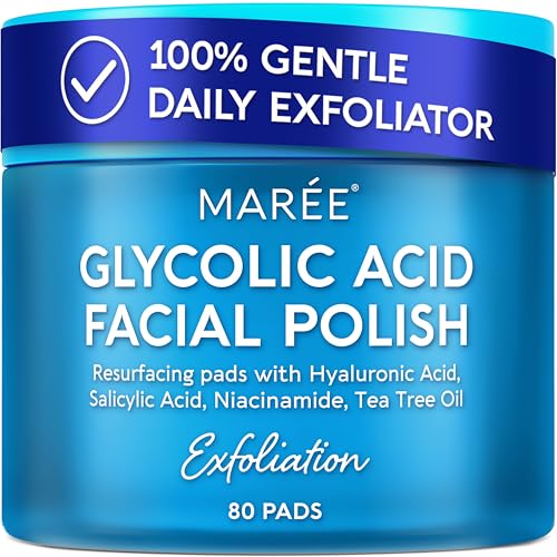 MAREE Glycolic Acid Pads – Toner Pads for Face Cleansing