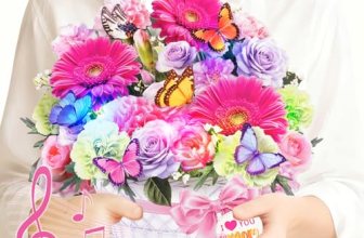 MZD8391 Mothers Day Card with Music & Lights