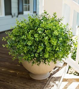Artificial Faux Outdoor Plants for Spring Summer Decoration