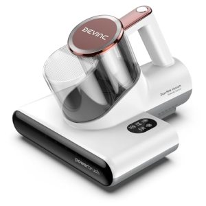 DEVINC Mattress Vacuum Cleaner, 16Kpa 650W Bed Vacuum Cleaner with 245nm UV-C Li