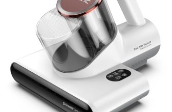 DEVINC Mattress Vacuum Cleaner, 16Kpa 650W Bed Vacuum Cleaner with 245nm UV-C Li