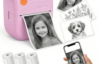 YUECHCASES Mini Bluetooth Thermal Printer for iPhone & Android
