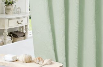 WONICY Green Shower Curtains for Bathroom