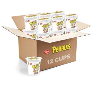 Cinnamon PEBBLES Breakfast Cereal Cup