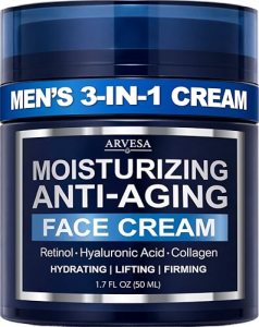 Mens Face Moisturizer Cream – Anti Aging Cream with Retinol