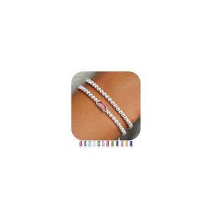Ursteel Beaded Birthstone Bracelet for Women