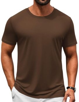 COOFANDY Plain Tshirts for Men Short Sleeve Crewneck T Shirts Summer Casual Work