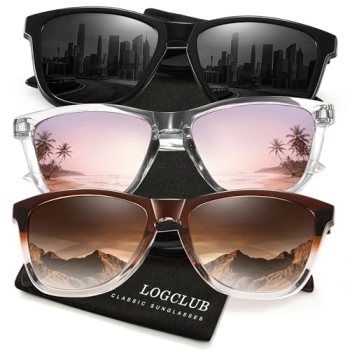 logclub Polarized Sunglasses Womens Men