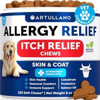 Dog Allergy Chews – Itchy Skin Relief for Dogs