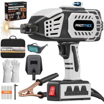 Portable Handheld Welder- 110V Portable Welder Machine IGBT Inverter with 5 Adju