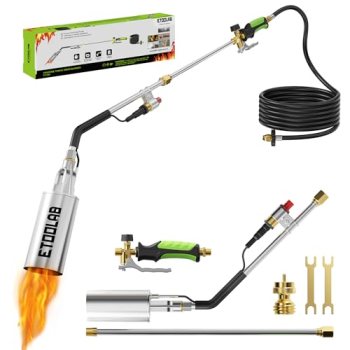 Propane Torch Weed Burner, High Output Weed Torch with Self Igniter and Turbo Tr