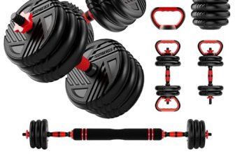 Adjustable Dumbbell Set, 10/20/30/45/70/90lbs