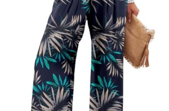 Angerella High Waisted Pants for Women Comfy Wide Leg Palazzo Lounge Pants Stret
