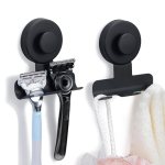 Fenas Suction Cup Razor and Shaver Holder for Shower Wall