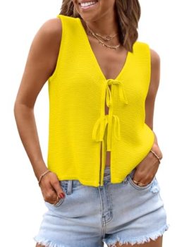 LILLUSORY Womens Summer Tops Beach Vacation Spring Outfits Cute Y2K Trendy Sweat