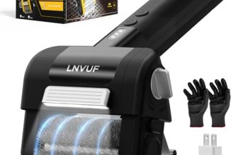 LNVUF Electric Grill Brush, Grill Cleaner with LED Light