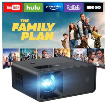 CiBest Portable Mini Projector White