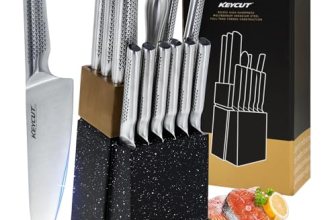 KEYCUT 13 PCS Knife Set with Block
