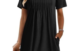 Ekouaer Swimsuit Coverup for Women 2026 Short Sleeve Bathing Suit Cover Ups Beac