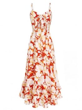 GRACE KARIN Womens Maxi Floral Sundresses Summer Beach Boho Dress Spaghetti Stra