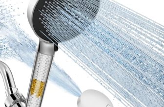 SR SUN RISE NSF Certified Filtered Shower Head with Handheld for Hard Water to R