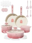 CAROTE 20Pcs Titanium Cookware Set