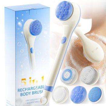 Electric Body Brush Back Scrubber for Shower