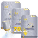 15-Pack Vacuum Bags for Travel with Wireless Rechargeable Pump