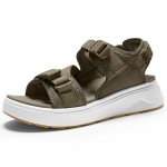Vilanva Women’s platform sandals Olive green Size 9