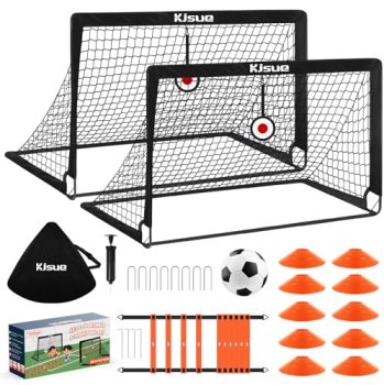 Soccer goal, Kids Soccer Goals for Backyard Set of 2