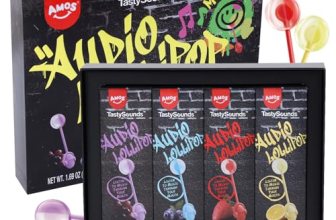AMOS Music Lollipop Candy Suckers – TastySounds Audio Hip Hop Singing Lollipop